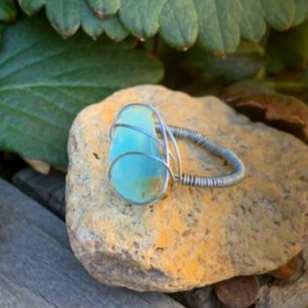 blue opal ring!